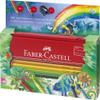 Faber-Castell 112452 - Colour Grip Jungle Colouring and Drawing Set 18 Pieces in Metal Case view 1