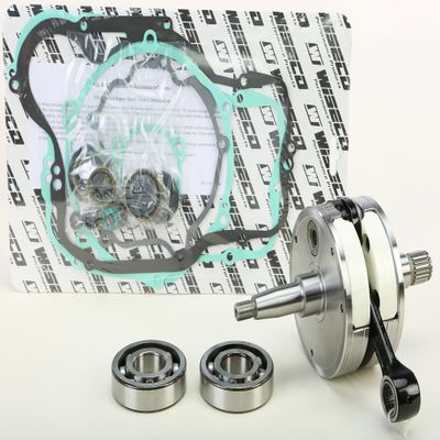 Wiseco WPC128B Crankshaft and Complete Bottom End Rebuild Kit with Gaskets by Wiseco
