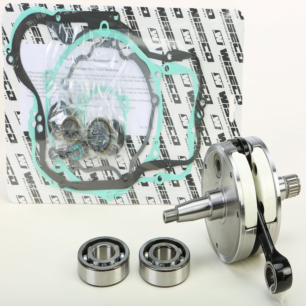 Wiseco WPC128B Crankshaft and Complete Bottom End Rebuild Kit with Gaskets by Wiseco