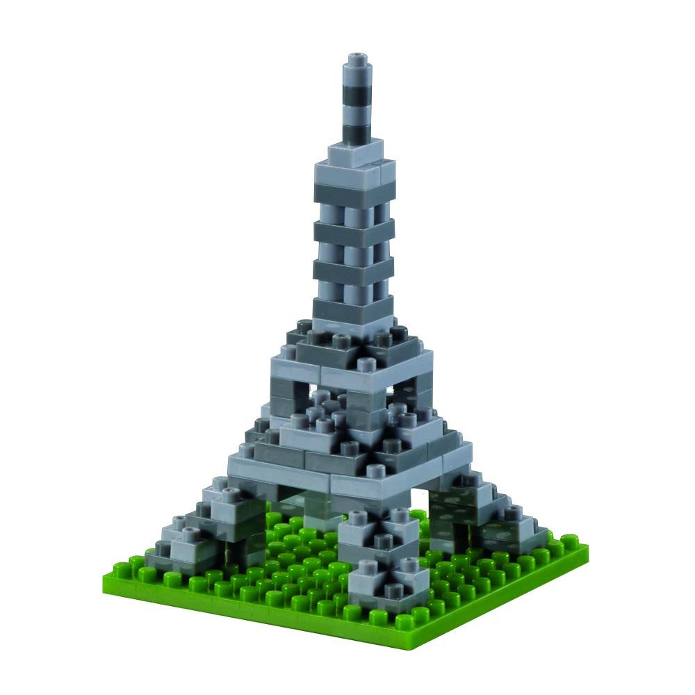 Brixies Brick Model Small Eiffel Tower 3-D Model Brick Building Kit