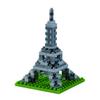 Brixies Brick Model Small Eiffel Tower 3-D Model Brick Building Kit view 1