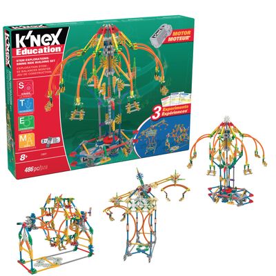 K'NEX Education - STEM Explorations: Swing Ride Building Set 2 Pieces, STEM Learning Ages 8+