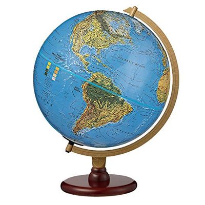 Riprougle 86500 Globe with Light, Carlisle Type, Blue Ocean, 2-Way