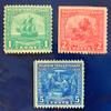 US Stamp 1920 Pilgrim Tercentenary 3 Stamp Set #548-50 MLH view 1