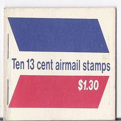 1971 Air Mail 13 Cent Postage Stamp Full Booklet MNH Scott C79