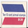 1971 Air Mail 13 Cent Postage Stamp Full Booklet MNH Scott C79 view 1