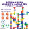 Marble Genius Marble Run Super Set, STEM Toys & Maze Construction Building - 150 Translucent Track Pieces & Glass Marble for Family, Kids Toddlers Ages 4-8 - Fun Holiday Creative Gifts view 3