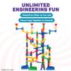 Marble Genius Marble Run Super Set, STEM Toys & Maze Construction Building - 150 Translucent Track Pieces & Glass Marble for Family, Kids Toddlers Ages 4-8 - Fun Holiday Creative Gifts view 4