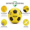 Chastep 8" Foam Soccer Training Ball Perfect for Child 3+ Play and Excercise Soft Kick - Practice and Backyard Play - Best for First-Time Yellow/Black view 3