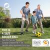 Chastep 8" Foam Soccer Training Ball Perfect for Child 3+ Play and Excercise Soft Kick - Practice and Backyard Play - Best for First-Time Yellow/Black view 4