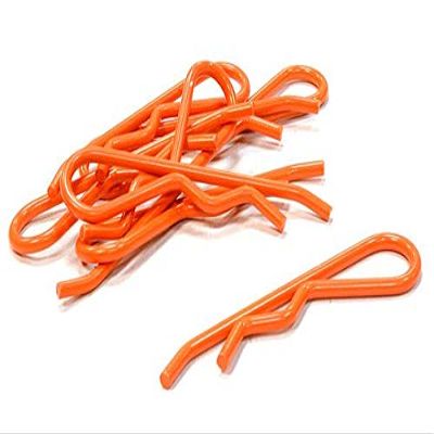 Integy Florescent Color Bent-Up Body Clips (8) for 1/5 & 1/4 Size Vehicles(LxW=46x11mm)