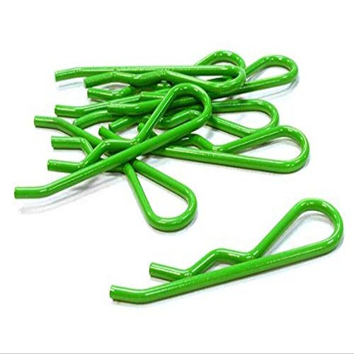Integy Color Bent-Up Body Clips (8) for 1/5 & 1/4 Size Vehicles(LxW=46x11mm)