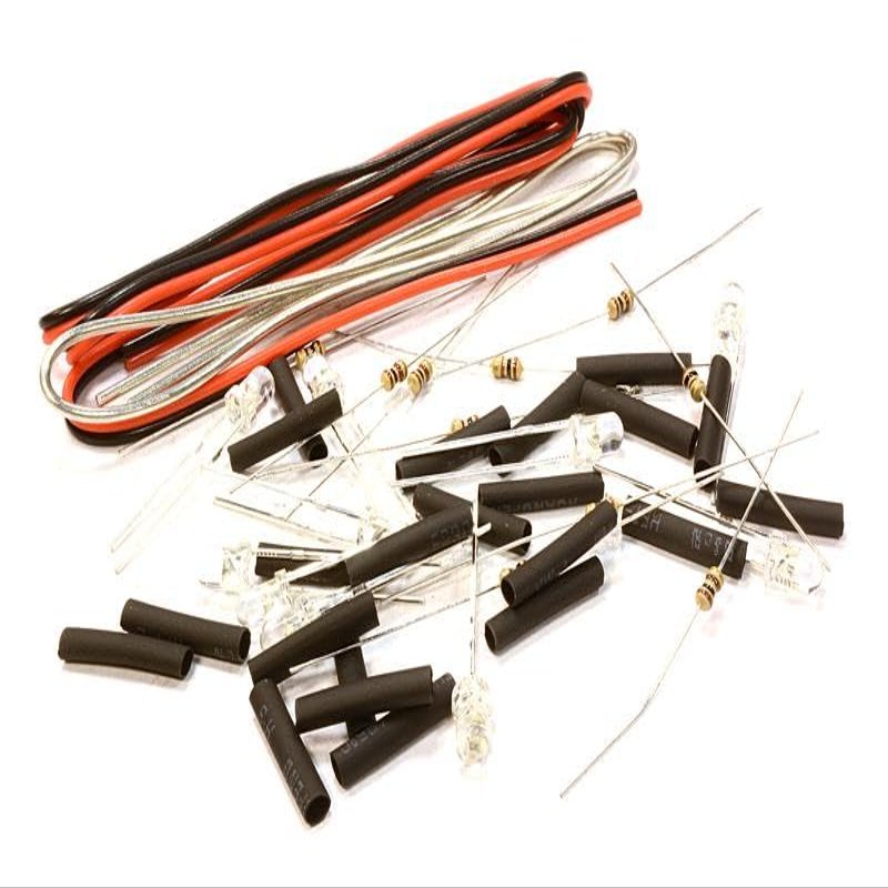 Integy 3mm LED Light Assorted Kit DIY LEDs Set for Scale Model
