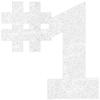 Amscan #1 Body Jewelry, Party Accessory, White view 1