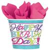 Amscan Sweet Birthday Party Paper Cups Tableware, Paper, 9oz., Pack of 8 view 1