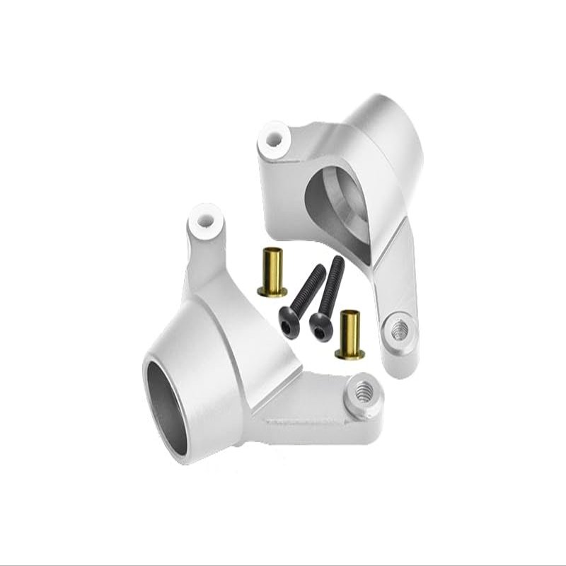 GPM For Tamiya M1025 Hummer Upgrade Parts Aluminum Rear Knuckle Arm - 1Pr Set Silver