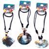 Novelties Company 12 Pieces (1 Dozen) of Large Shell Shock Rope Necklaces - Made with Real Sea Shells view 1