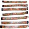 12 Pcs (1 Dozen) Bulk Lot of Assorted Painted Leather Bracelets with Aztec Designs view 1