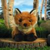 Aurora Adorable Miyoni Tots Fox Kit Stuffed Animal - Lifelike Detail - Cherished Companionship - Brown 9 Inches view 3