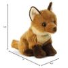Aurora Adorable Miyoni Tots Fox Kit Stuffed Animal - Lifelike Detail - Cherished Companionship - Brown 9 Inches view 4