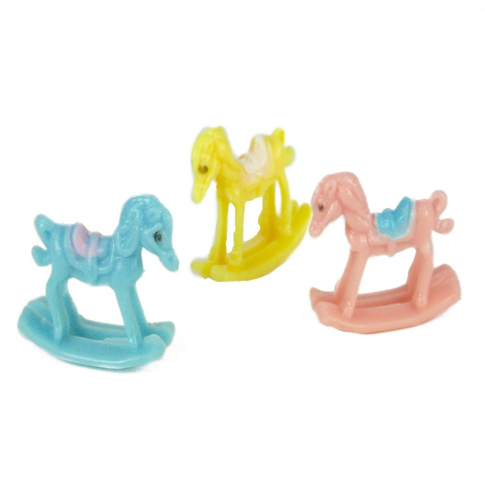 144 Mini Rocking Horse Baby Shower Favor Bulk Buy!!! (144-PINK)