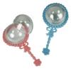 12 RATTLES Baby Shower Favor Filler 4" Long (12- Pink & Blue) view 1
