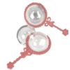 12 RATTLES Baby Shower Favor Filler 4" Long (12- Pink) view 1