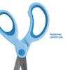Westcott Softgrip Children's Scissors Blue Right-Handed | Ergonomic Handle for preschoolers | 13 cm (5") Ideal for Children's Hands | Rounded tip | E-21581 00 view 3