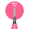 Westcott Children's Scissors, Pink, Right-Handed | Scissors with Integrated 5 cm Scale | Craft Scissors, 13 cm (5"), Ideal for Children's Hands | Rounded tip | E-21591 00 view 3