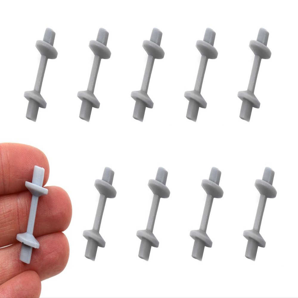 EISCO Molecular Model Bonds, Pack of 10-3cm, Gray - Spare Extra Parts for Molecular Model Kits
