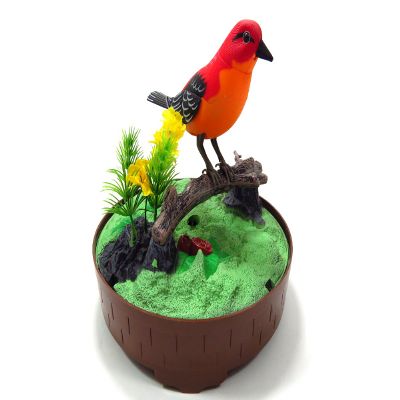 AZ Trading & Import BC507B Singing & Chirping Bird in Cage - Realistic Sounds & Movements