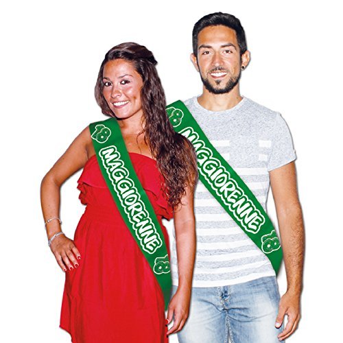 AWARD BAND 18 YEARS MAGGIORENNE 81332 GREEN METAL