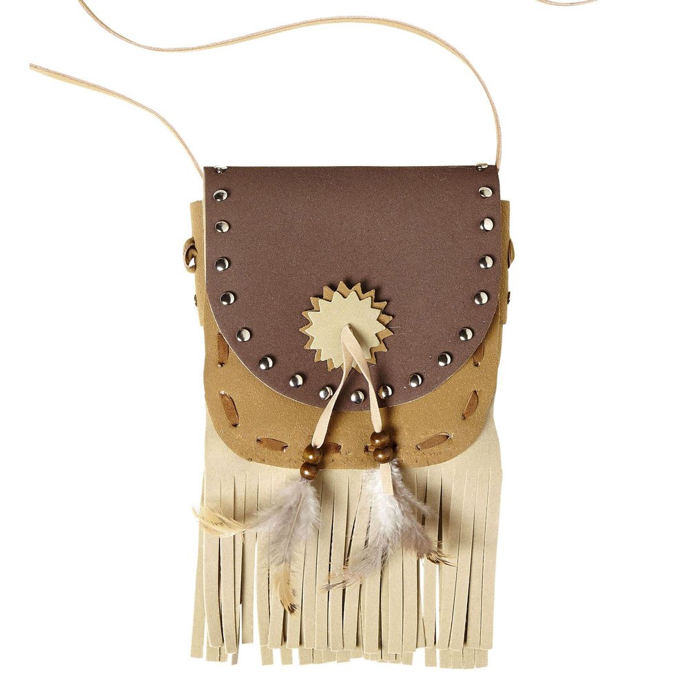 Widmann 05905 Indian Bag, Handbag, Western, Wild West, Carnival Fancy Dress