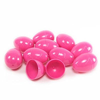 50 Pink Empty Easter Eggs Vending, Crafts, Etc. by Discount Party and Novelty