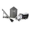 TOMY Big Farm Grain Harvesting Set and Peterbilt 367 Straight Truck - 1:32 Scale - Includes Grain Box, Grain Bin, and Auger - Farm Toys - Toddler Toys and Collectibles Ages 3 Years and Up view 1