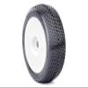 AKA AK1401 3WRW 1: 8 Buggy Gridiron II (Ultra Soft) Evo Complete Wheel White view 1