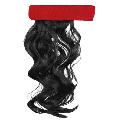 Boland 85994 Beaded Headpiece with Hair  One Size