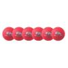 Champion Sports 6" Neon Red Rhino Skin Low Bounce Dodgeball Set view 1