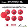 Champion Sports 6" Neon Red Rhino Skin Low Bounce Dodgeball Set view 2
