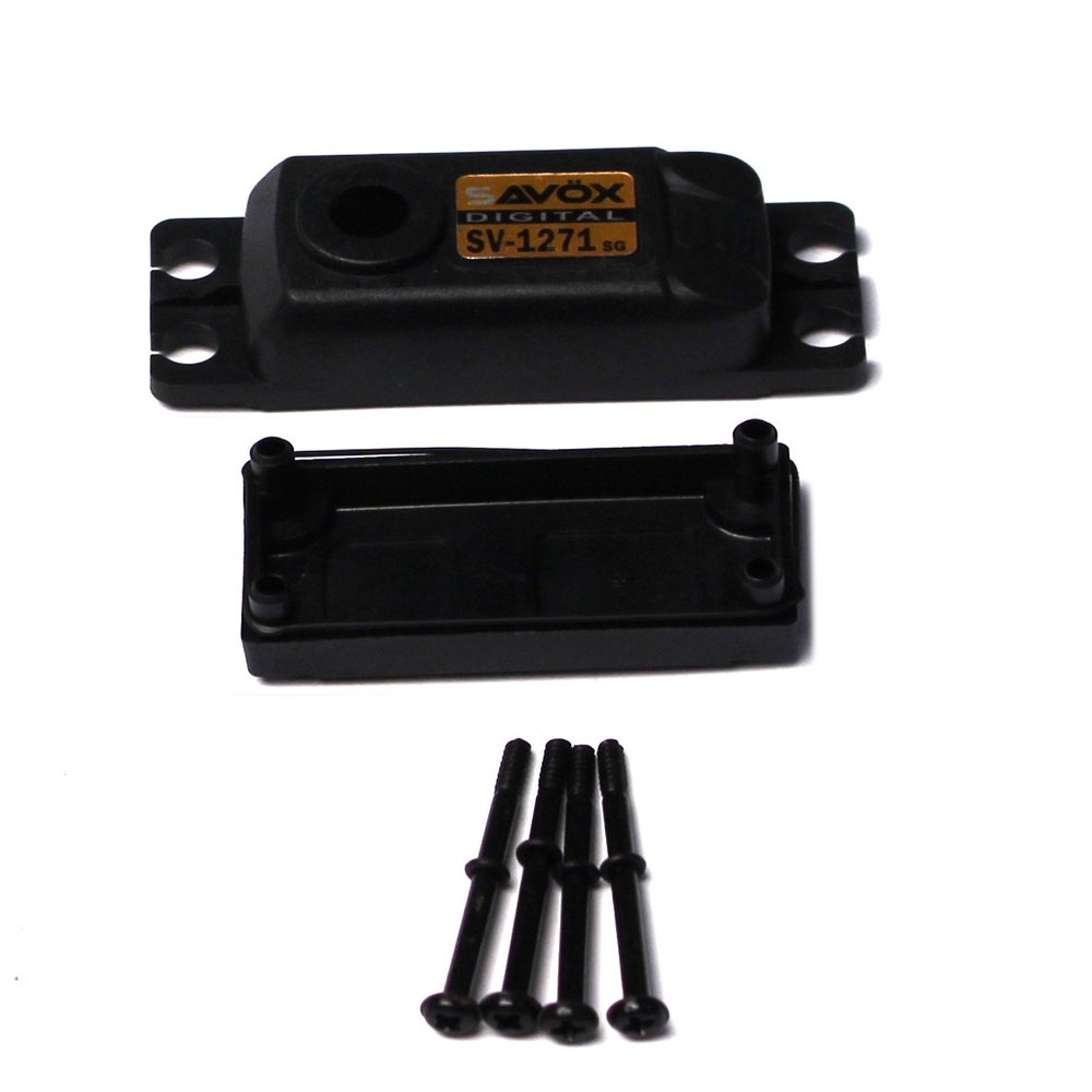 Savox Servos CSV1271SG Top & Bottom Servo Case with 4 Screws, for SV1271SG