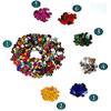 1 Bag of Flat Glitter 6mm 30g Pink (No.7) view 1