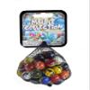 Ader Products Glass Marbles Bulk, Set of 50, (48 Players and 2 Shooters) Assorted Colors, Styles, and Finishes. Marble Games view 2