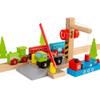 Bigjigs Rail, Shipping Container Yard, Wooden Toys, Wooden Crane, Wooden Train Track Accessories, Bigjigs Train Accessories, Train Toy, Kids Train Set view 3