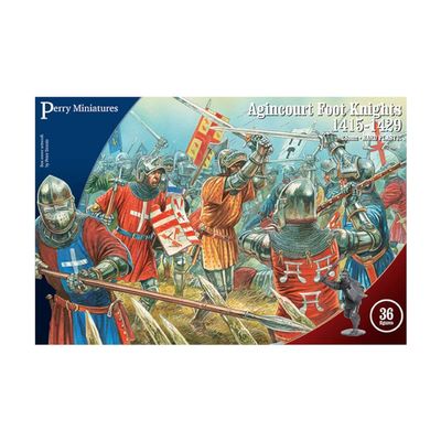 Perry Miniatures - Set AO 60 Agincourt Foot Knights 1415-29 Plastic 28mm Toy Soldiers Set