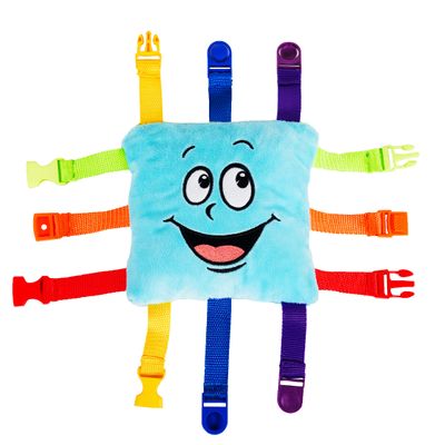 Buckle Toys - Bubbles Square - Learning Activity Toy - Develop Motor Skills and Problem Solving - Easy Travel Activities for Kids Toy
