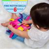 Buckle Toys - Bella Square - Learning Activity Toy - Develop Motor Skills and Problem Solving - Easy Travel Toy Perfect Car Travel Accessories for Long Trips view 2