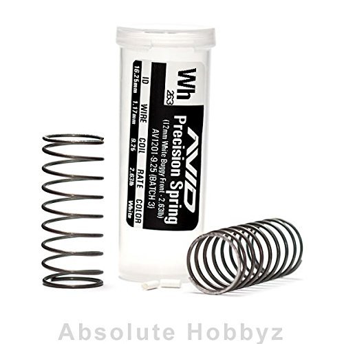 Avid RC 12mm Buggy Front Spring | White | 2.63lb