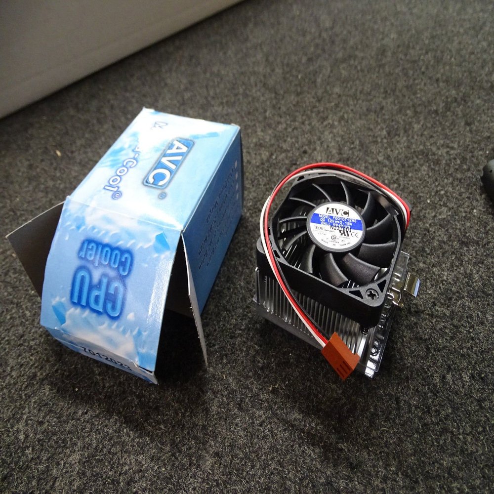 AVC Mega-Cool Heat Sink and Fan F6010T12HS 3 pin BRAND NEW