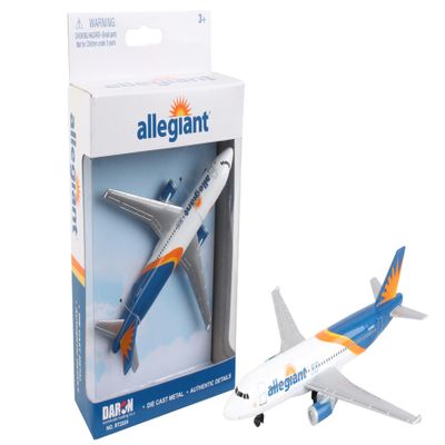 Daron Toy Airplane Allegiant Air Die-Cast Metal Model Airplane Toy with Plastic Parts for Kids Ages 3+