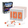 EKIND 100 Pcs Suction Darts Refill Pack Foam Bullet Compatible for NERF N-Strike Series Blaster (Glow at Dark, White) view 1